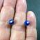 Kolczyki lapis lazuli,maleńkie kolczyki
