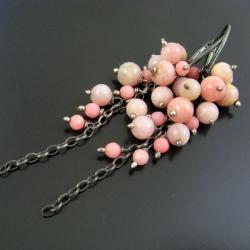 długie,różowe - Kolczyki - Biżuteria